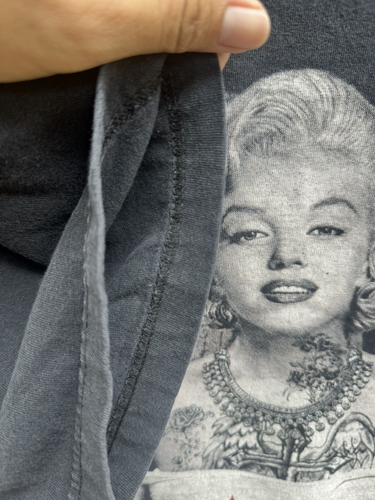 Alstyle × Band Tees × Vintage Vintage Marilyn Monroe California Faded Tee Size US XL / EU 56 / 4 - 5 Thumbnail
