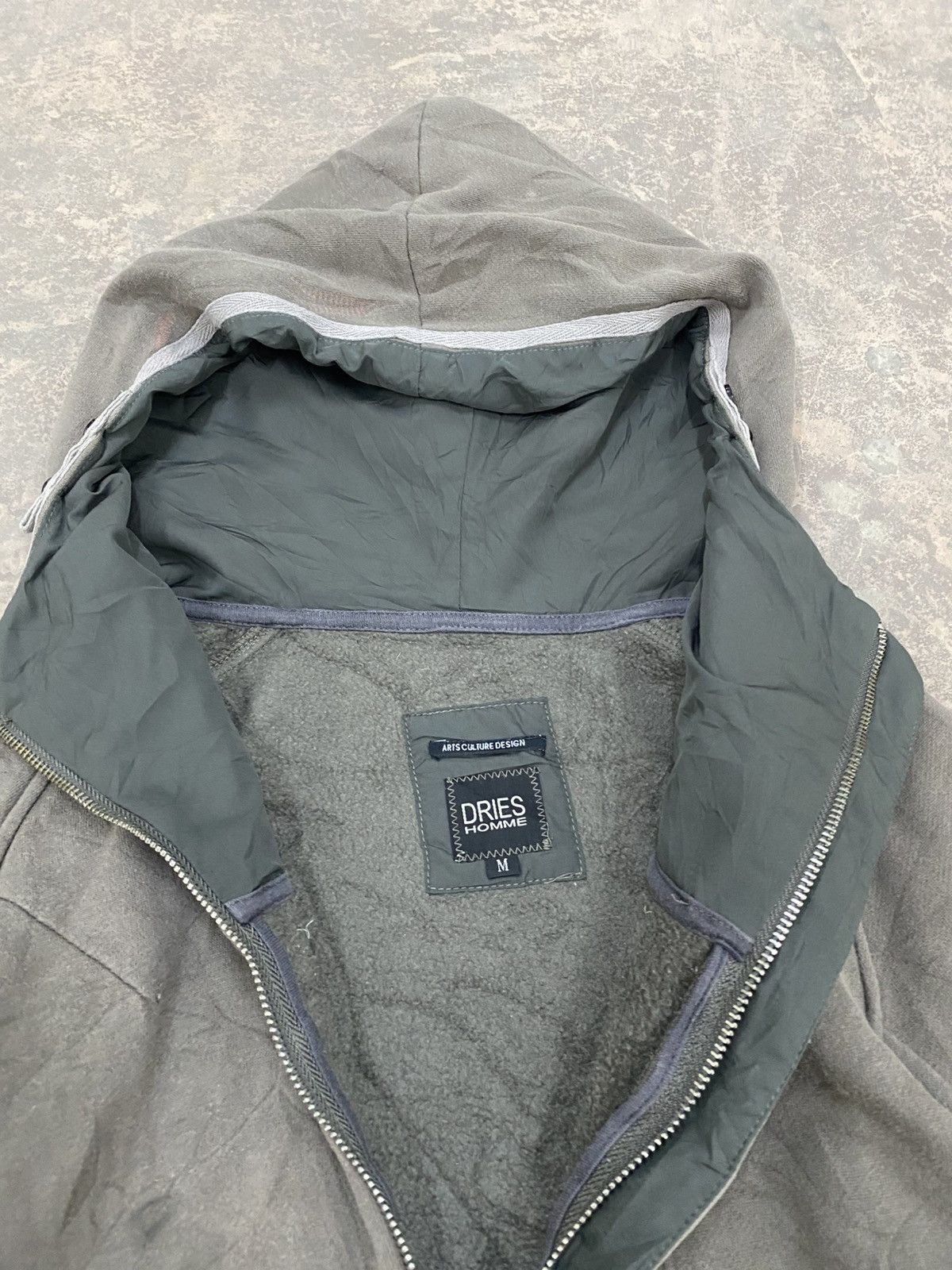 Dries Van Noten VINTAGE MILITARY ZIPPER HOODIE TACTICAL Size US M / EU 48-50 / 2 - 12 Thumbnail