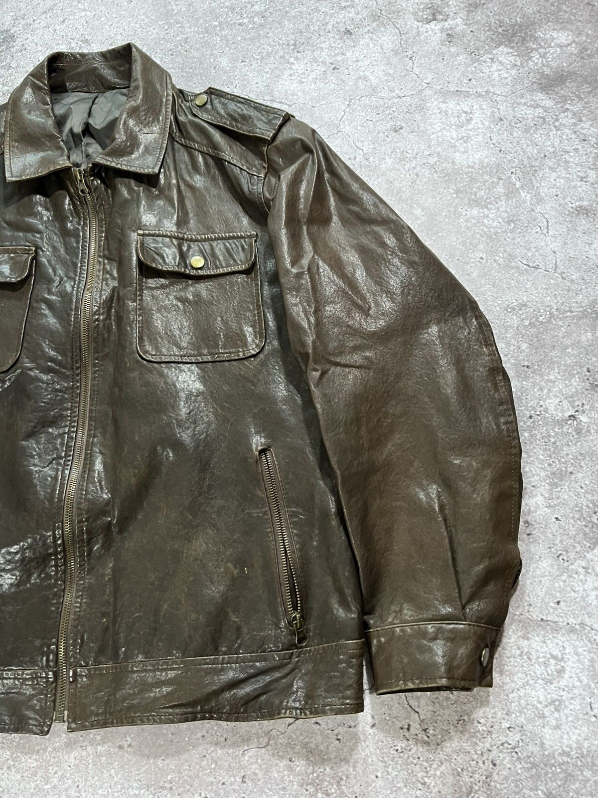 Japanese Brand Vintage Japanese Archival Leather Jacket Opium Style Y2k Size US M / EU 48-50 / 2 - 5 Thumbnail