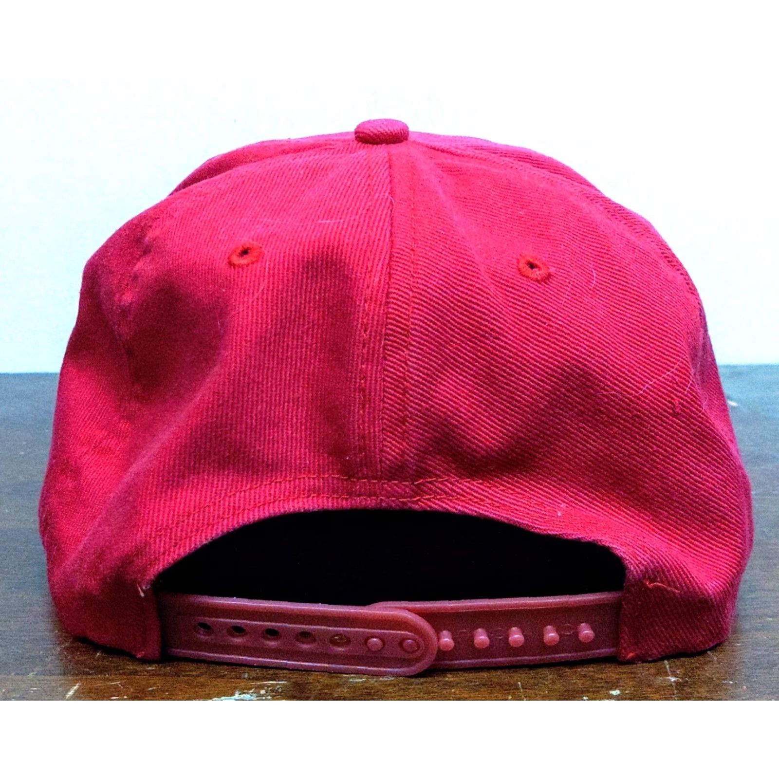 Vintage VINTAGE St. Louis Cardinals Red Cotton Official Merch Snapback Hat Baseball Cap Mens One Size Red 90s Sports Adjustable Cotton Canvas Baseball Cap Size ONE SIZE - 5 Thumbnail