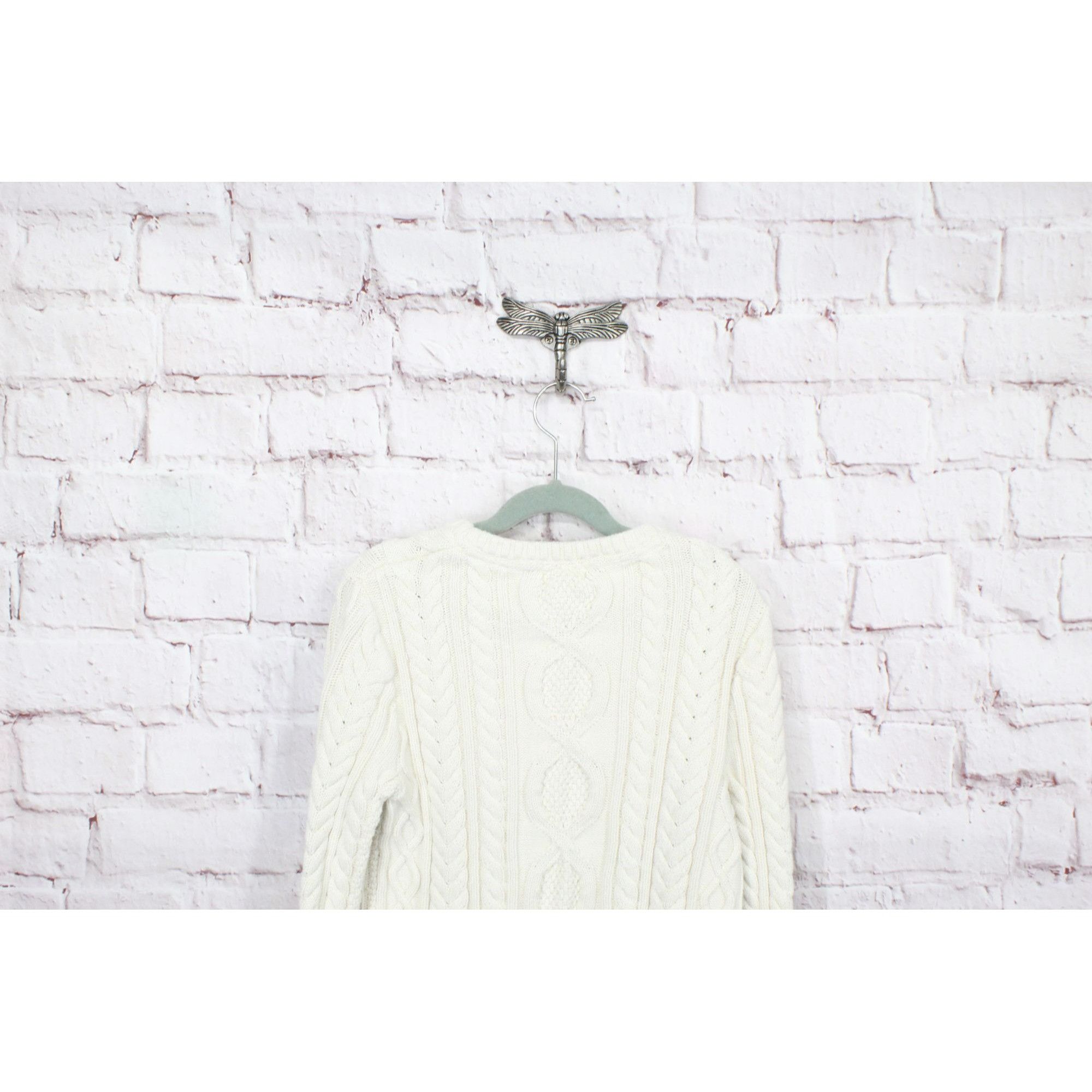 L.L. Bean LL Bean Women's Heritage Fisherman Sweater Crewneck Size XS / US 0-2 / IT 36-38 - 4 Thumbnail