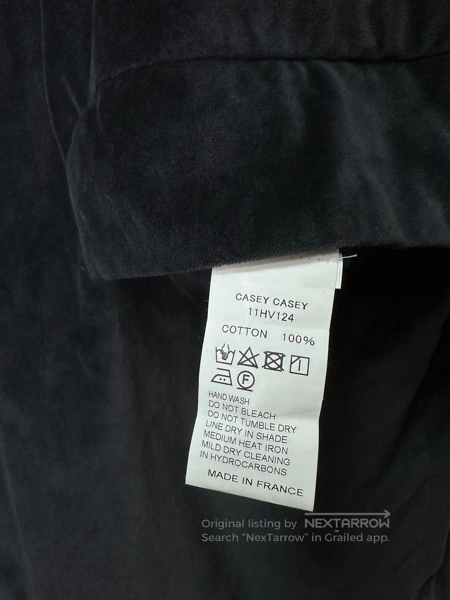Casey Casey Casey Casey Black Gray Velvet Blazer. Size US S / EU 44-46 / 1 - 9 Thumbnail