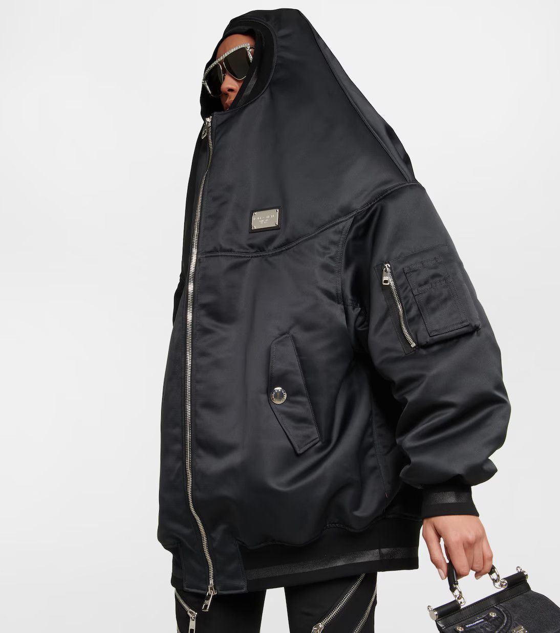 Dolce & Gabbana o1y0825 Crewneck Coat in Black Size M / US 6-8 / IT 42-44 - 5 Thumbnail