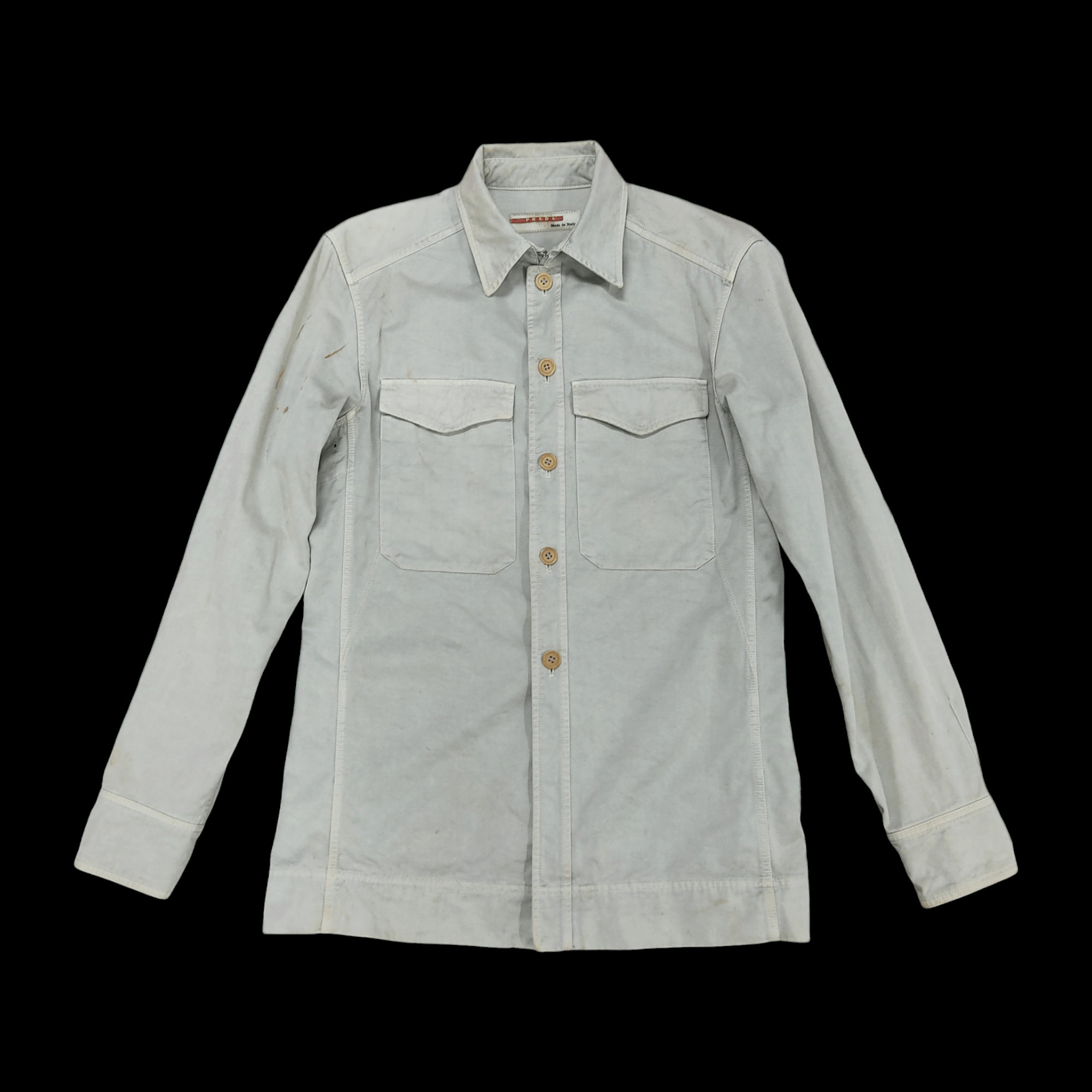 Prada PRADA SS13 Cotton Twill Sport Overshirt Jacket Size US L / EU 52-54 / 3 - 5 Thumbnail