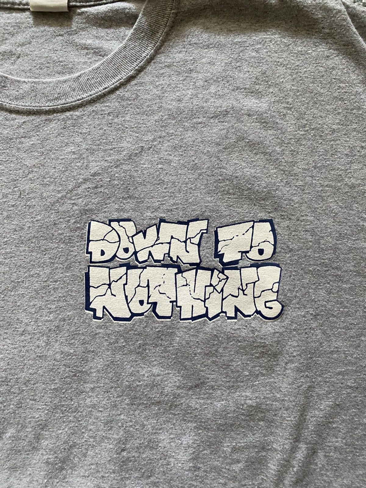 Band Tees Down to Nothing Gray XL Tee Merch Size US XL / EU 56 / 4 - 2 Thumbnail