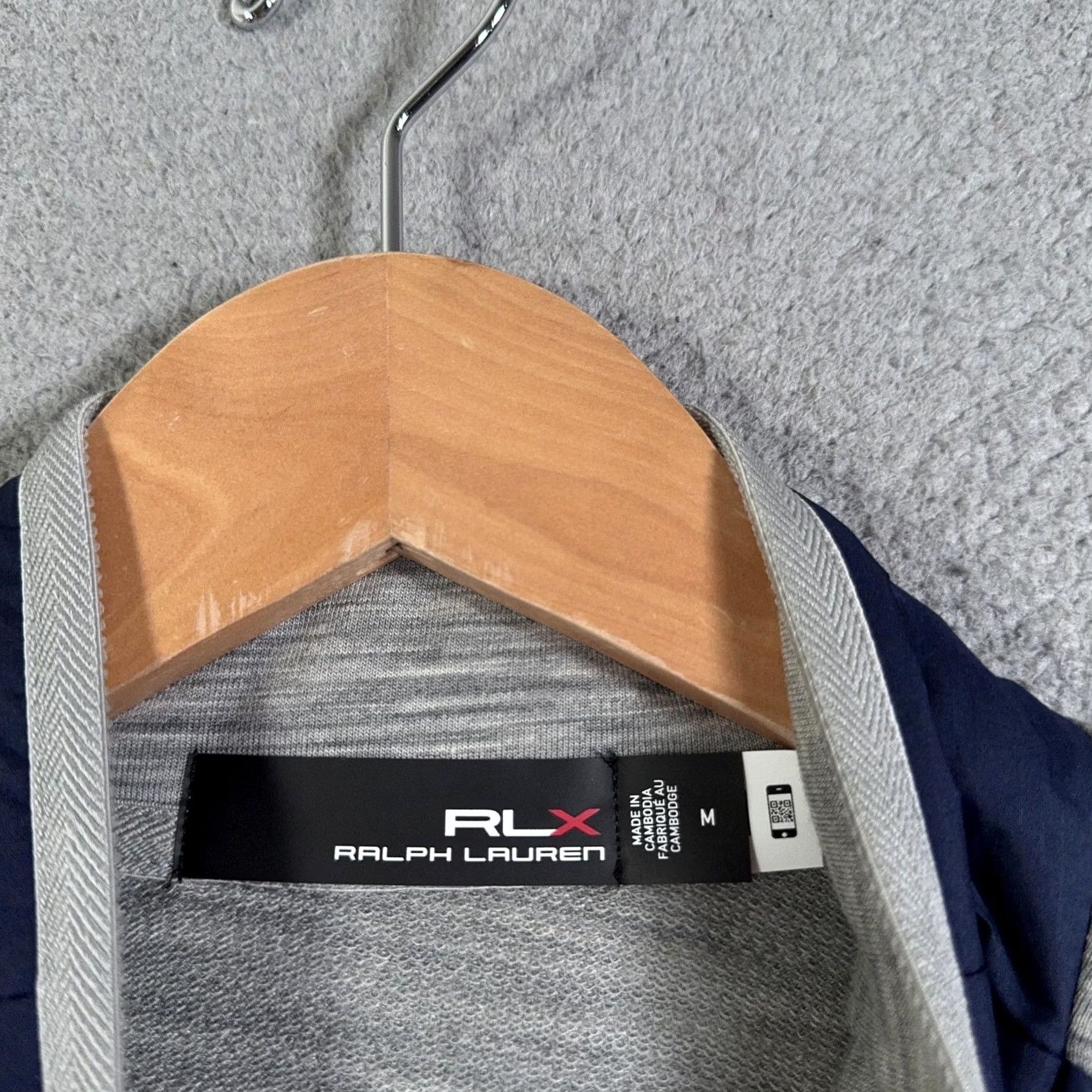 Polo Ralph Lauren RLX Ralph Lauren Tour Championship Jacket Mens M Golf Mockneck Quilted Front Zip Pockets Breathing Lightweight Navy Blue Colorblock Size US M / EU 48-50 / 2 - 6 Thumbnail