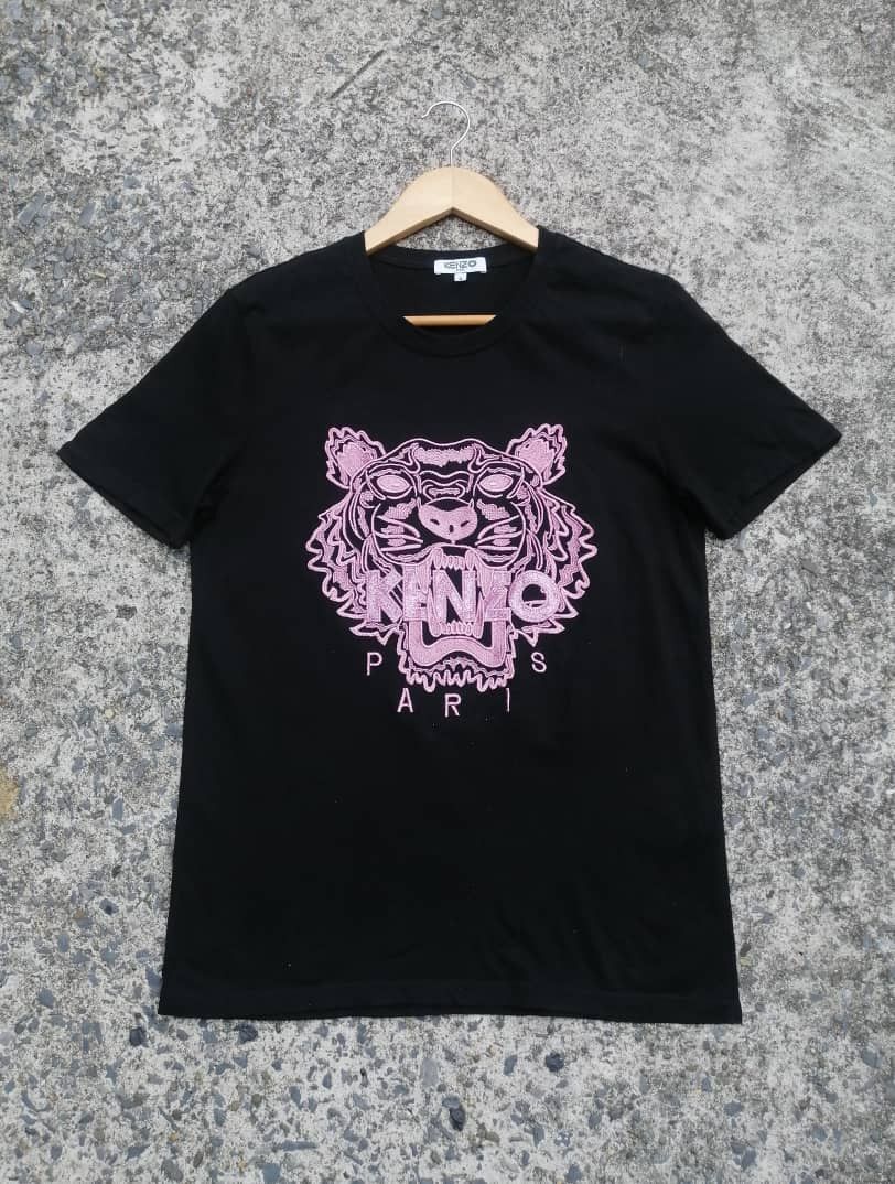 Kenzo Kenzo Embroidered Tiger Tee Size S / US 4 / IT 40 - 1 Thumbnail