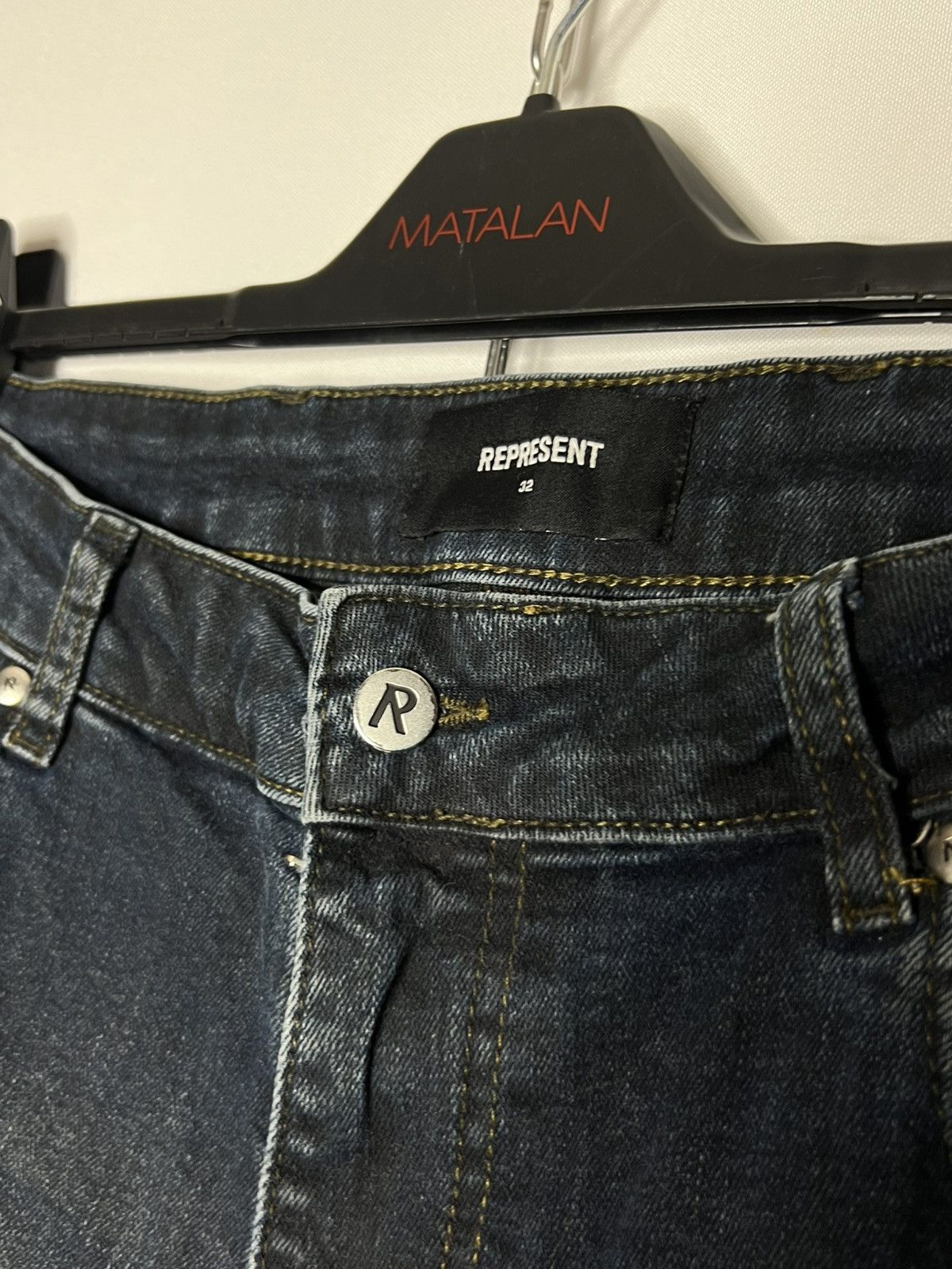 Represent Clo. Represent Destroyer Denim Luxury Jeans Size 32 Size US 32 / EU 48 - 7 Thumbnail