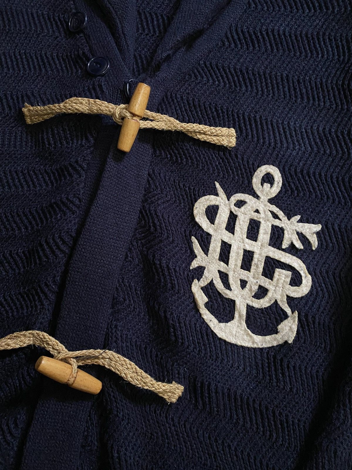 Polo Ralph Lauren The Duffer of St.George cardigan Navy Size US L / EU 52-54 / 3 - 3 Thumbnail