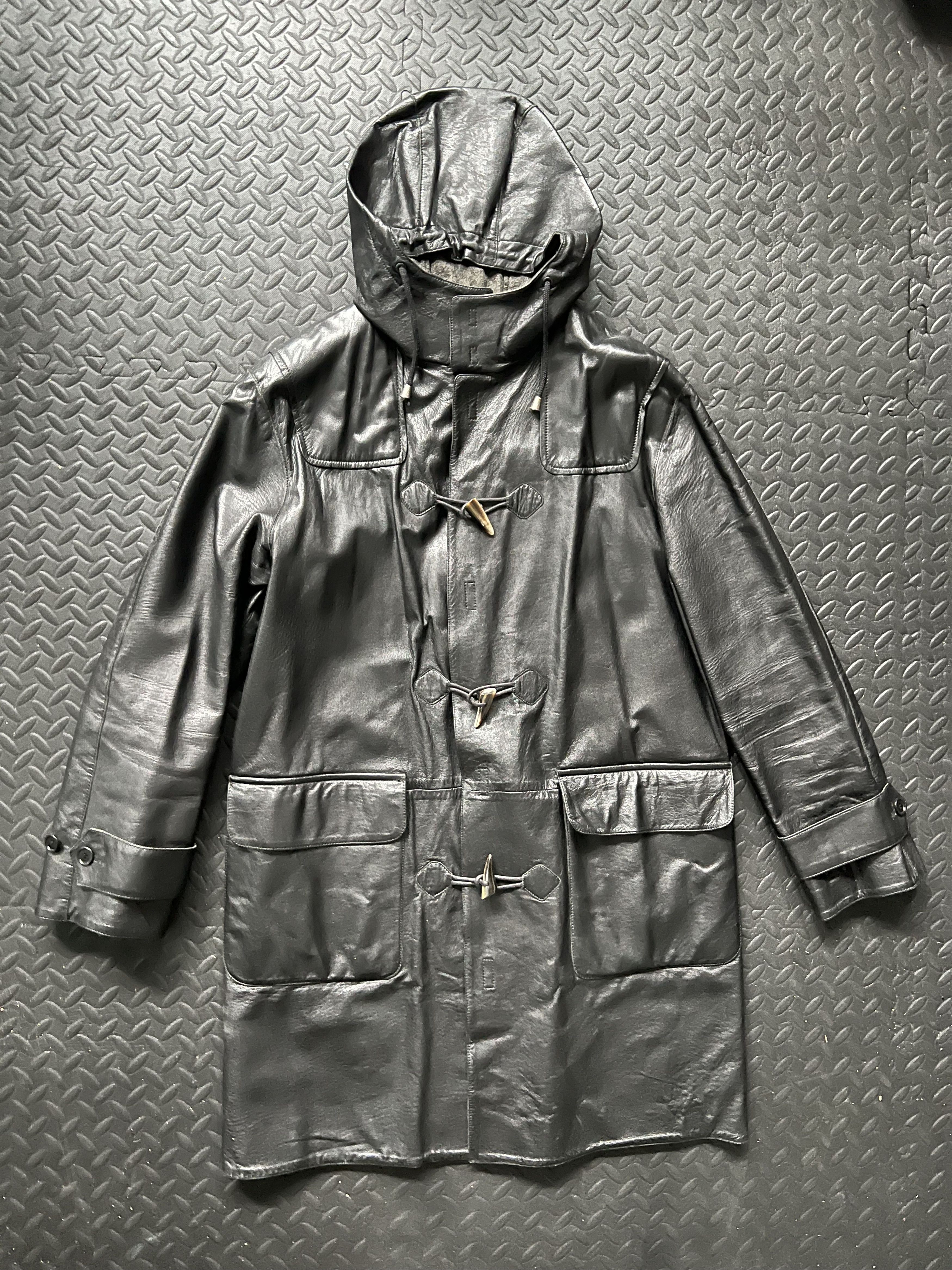 Burberry Burberry Leather Toggle Coat Size US S / EU 44-46 / 1 - 1 Thumbnail