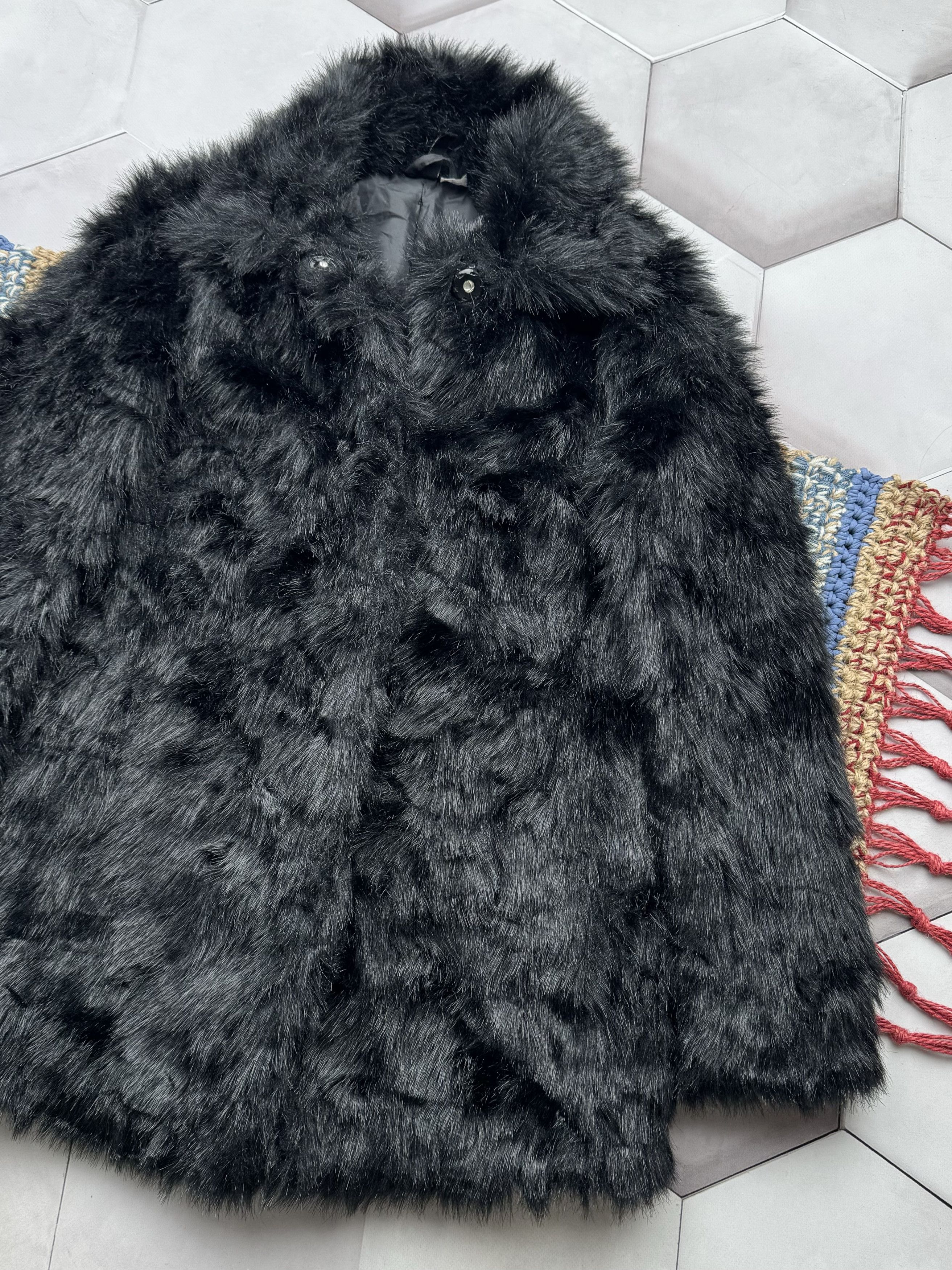 Japanese Brand Vintage Faux Fur Coat (E4) Size S / US 4 / IT 40 - 3 Thumbnail