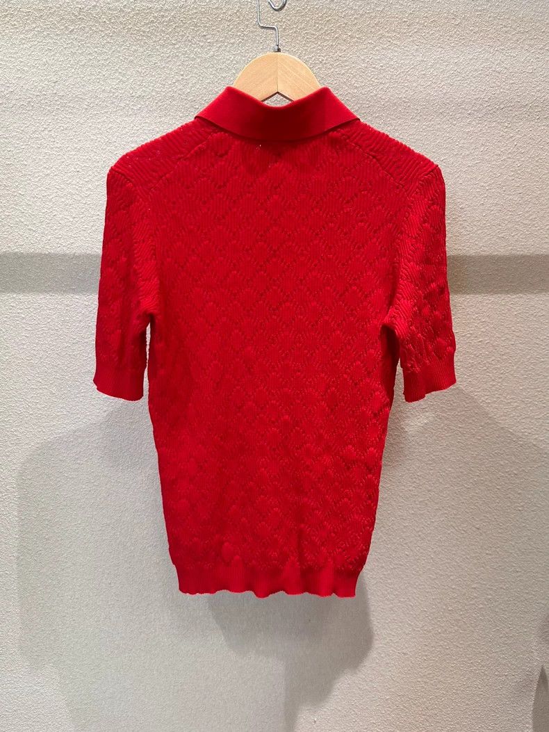 Chanel Chanel Double C logo wool knitted polo shirt Size XS / US 0-2 / IT 36-38 - 2 Thumbnail