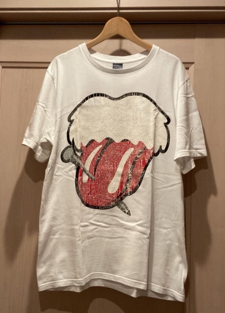 Number (N)ine SS03 Rolling Stones Cracked Print Tee Size US L / EU 52-54 / 3 - 1 Thumbnail