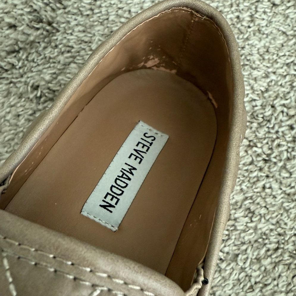 Steve Madden Steve Madden Quilted Taupe Slip-On Sneakers Size US 8.5 / IT 38.5 - 6 Thumbnail