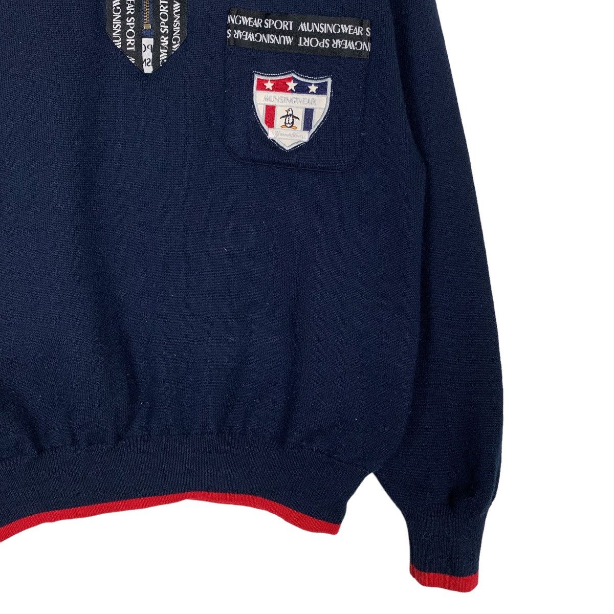 Grand Slam MUNSINGWEAR Half Zip Turtle Neck Sweatshirt #0649-C30 Size US M / EU 48-50 / 2 - 4 Thumbnail