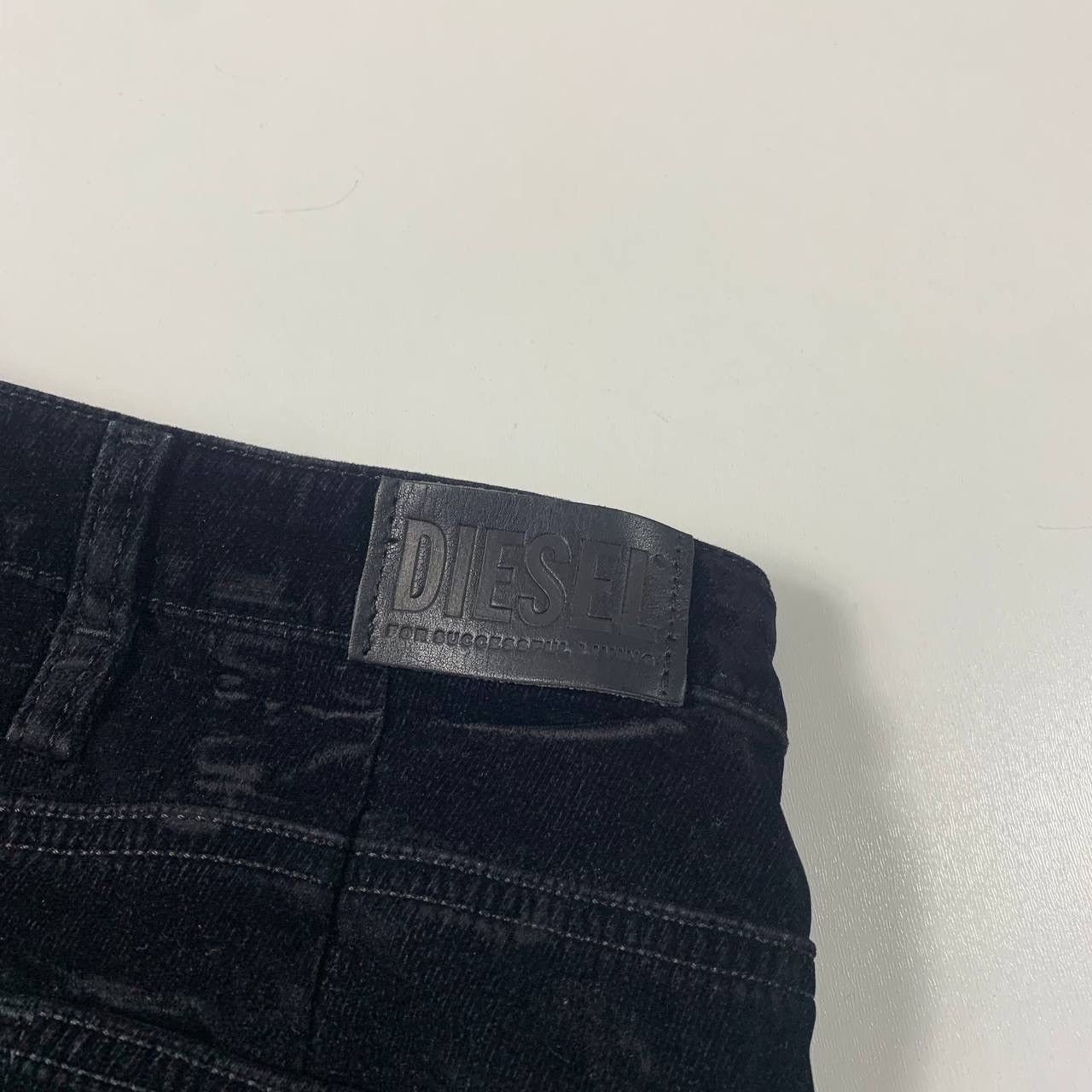 Diesel × Vintage vintage 90s diesel skirt velour luxury y2k Size 26" / US 2 / IT 38 - 3 Thumbnail