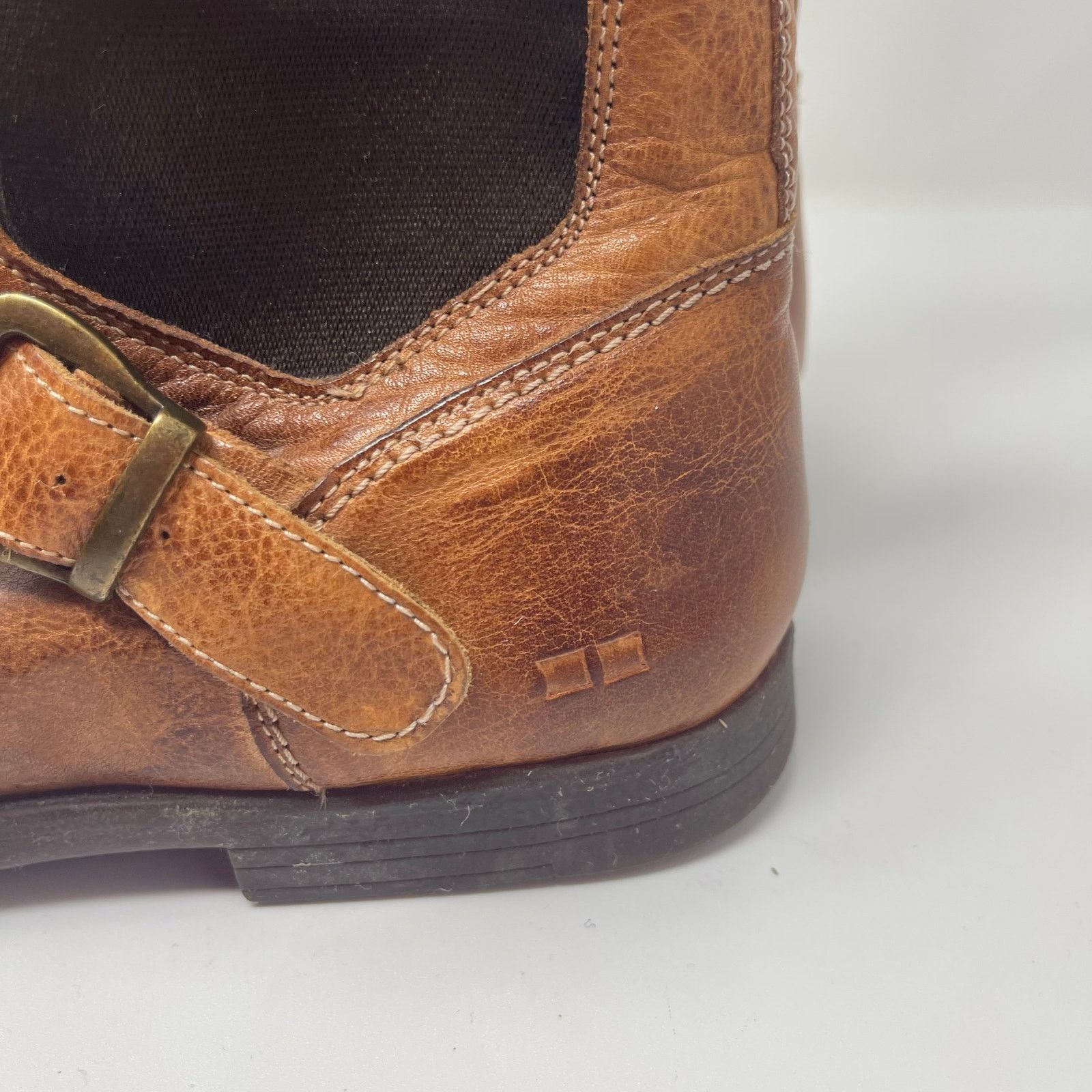 Bed Stu Bed STU Michelangelo in Tan Rustic Chelsea Boots sz 13 Size US 13 / EU 46 - 6 Thumbnail
