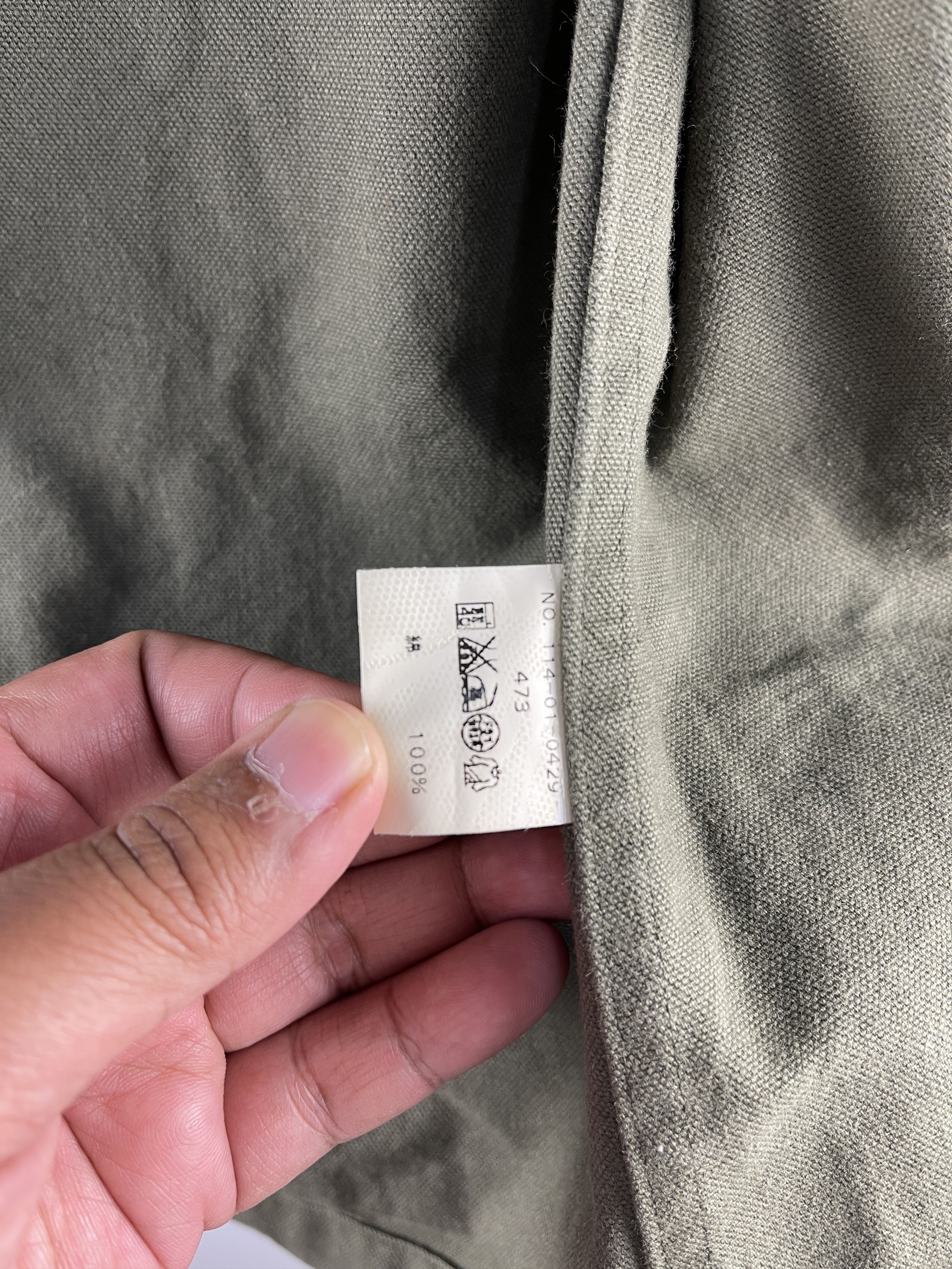 SHIPS Ships Japan Olive Green Chore Coat Jacket Size US L / EU 52-54 / 3 - 12 Thumbnail