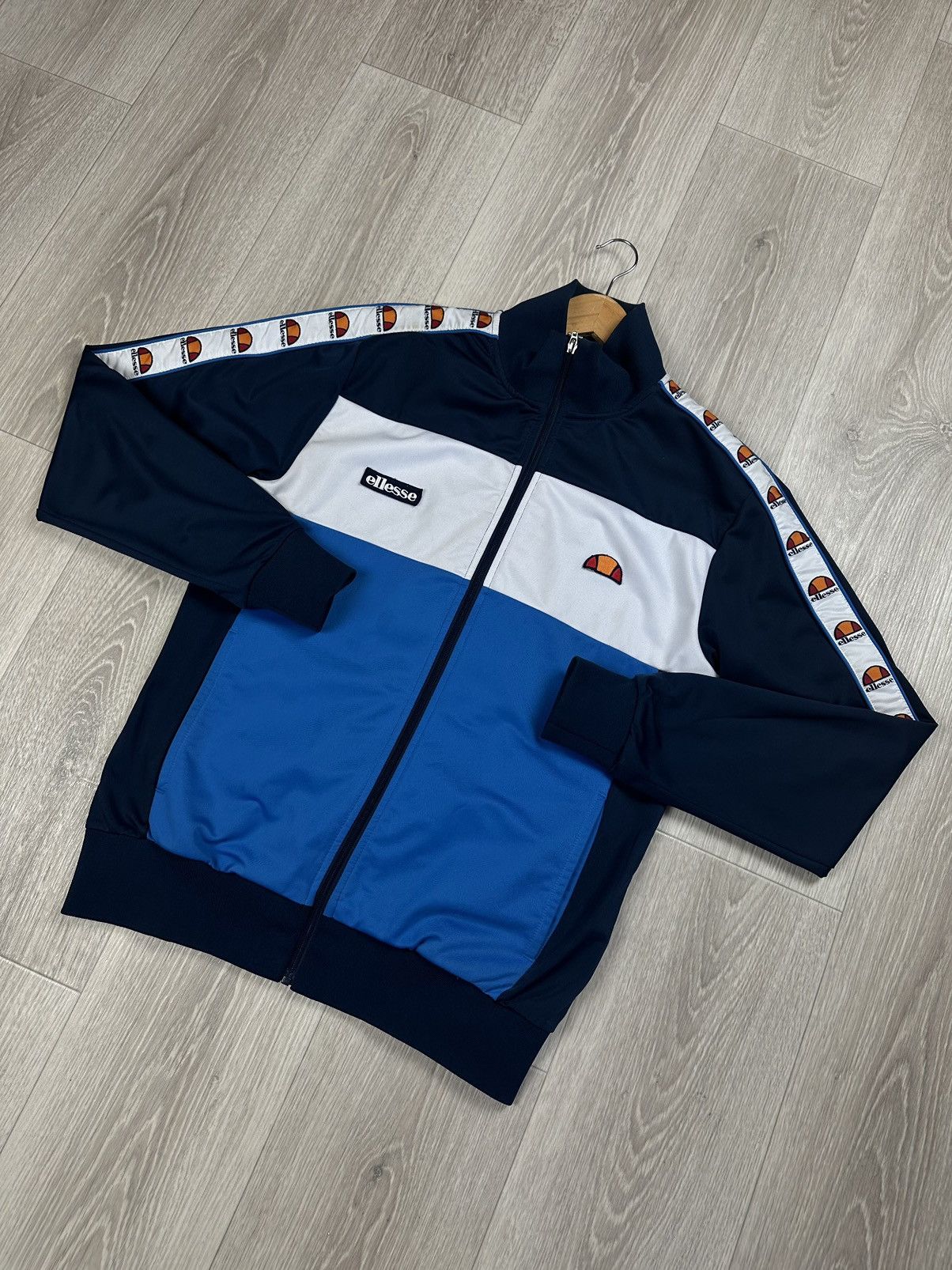 Ellesse × Vintage Vintage Ellesse Track Top Zip Sweatshirt Tennis Size US M / EU 48-50 / 2 - 3 Thumbnail