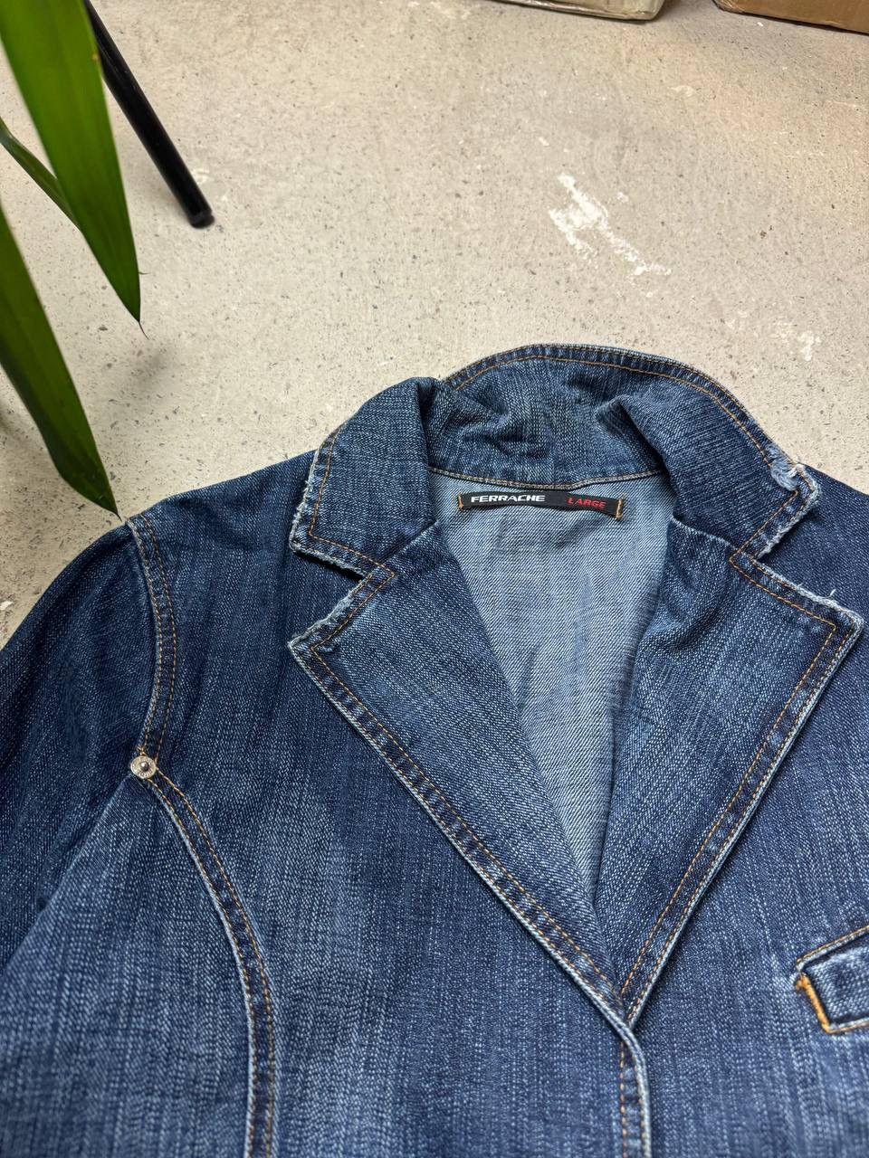 Japanese Brand × Vintage Vintage Y2K Ferrache Denim Dolce Style Balzer Size L / US 10 / IT 46 - 4 Thumbnail