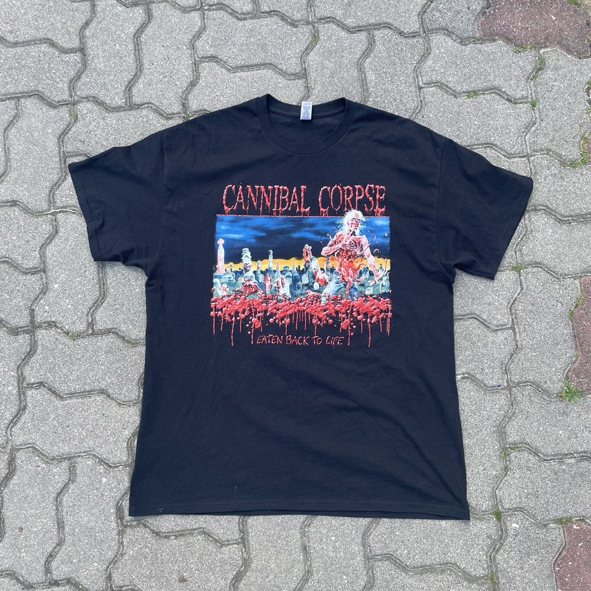 Band Tees × Vintage Cannibal Corpse Vintage Printed Tshirt Size US XL / EU 56 / 4 - 1 Thumbnail