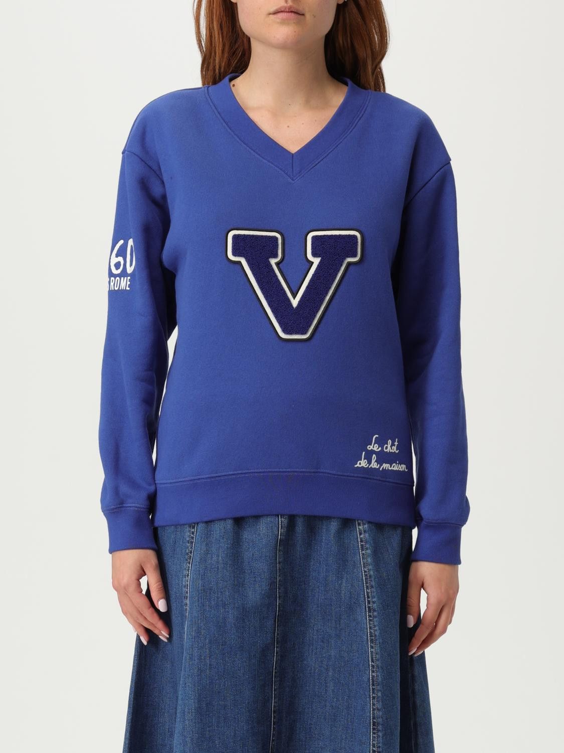Valentino Valentino Sweatshirt Woman Blue Size S / US 4 / IT 40 - 1 Thumbnail