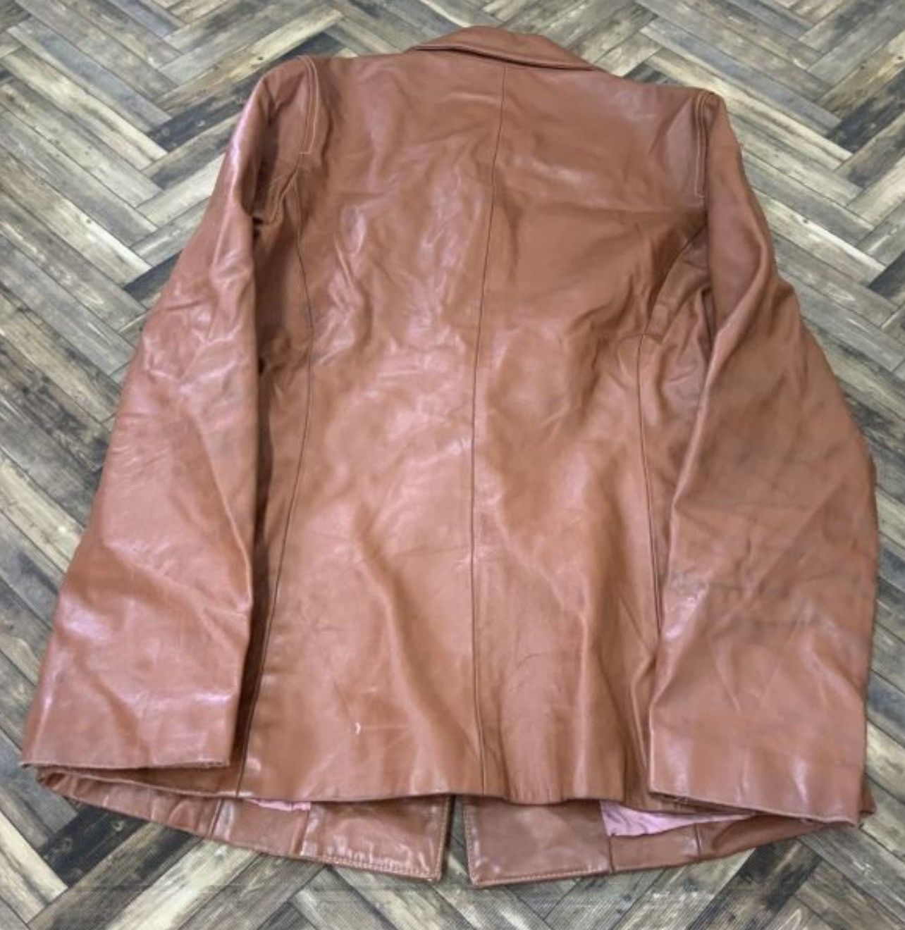Japanese Brand × Vintage MACPHEE - Brown Leather Jacket Size US M / EU 48-50 / 2 - 5 Thumbnail