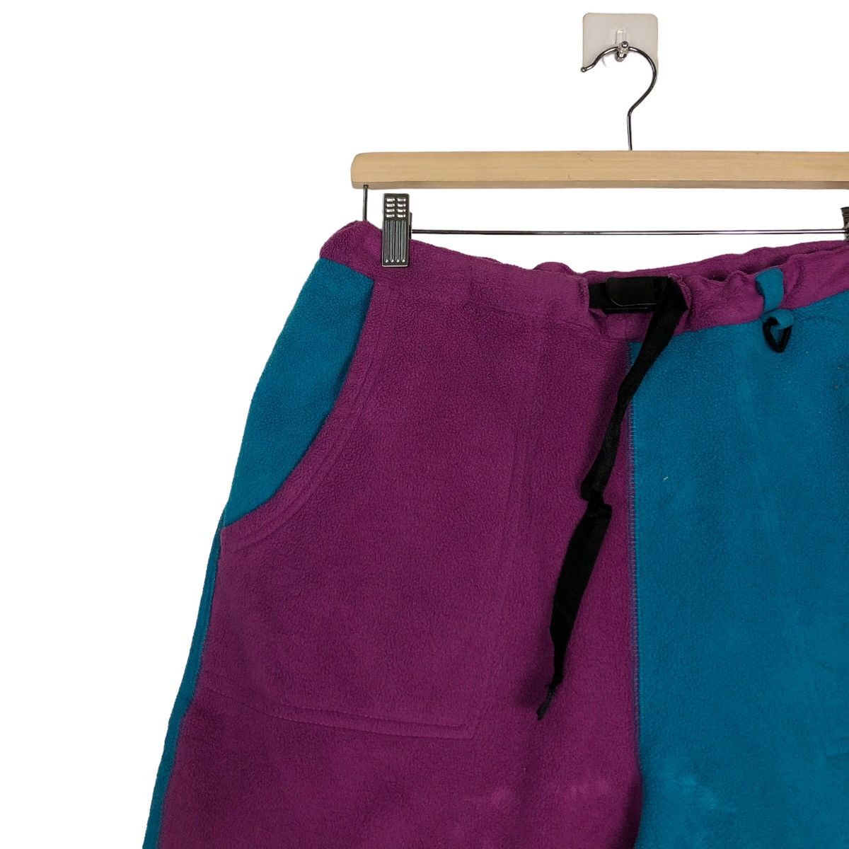Japanese Brand 🔥Vtg Colour Block Short Pants Fleece Columbia Size US 30 / EU 46 - 7 Thumbnail