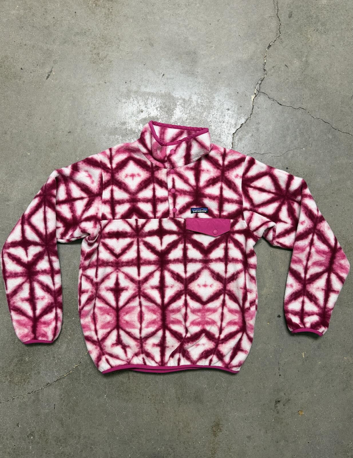 Patagonia Patagonia T Snap Synchilla Abstract Pattern Fleece Pullover Size S / US 4 / IT 40 - 1 Thumbnail