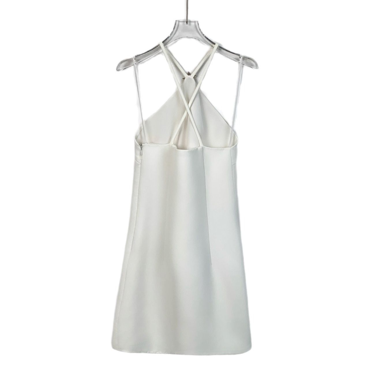 Miu Miu Miu Miu Ivory Sleeveless Dress With Star Embellishment & Cro Size S / US 4 / IT 40 - 2 Thumbnail