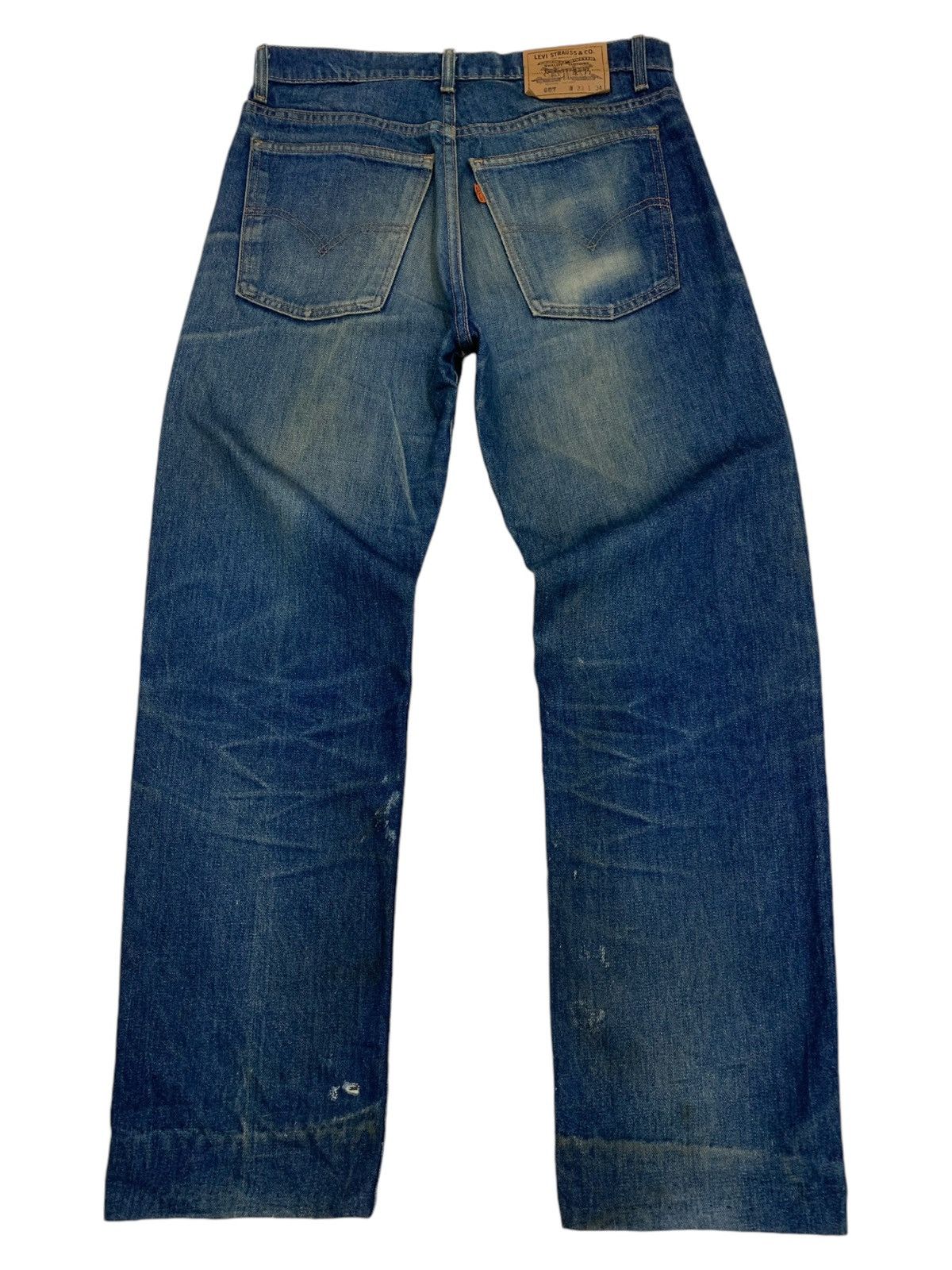Vintage Levis 607 Orange Tab Mud Wash Distressed (AE10)