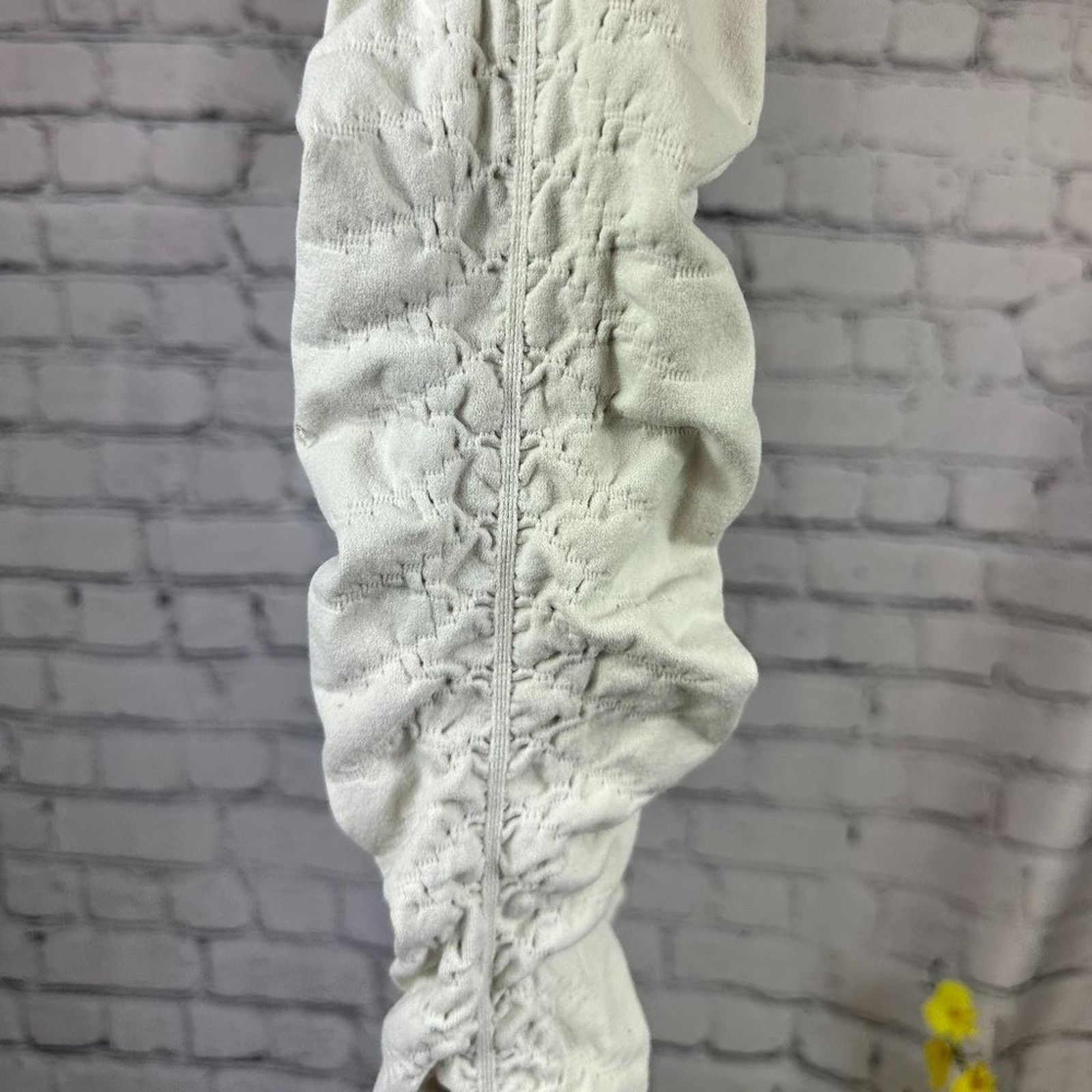 Free People Free People Intimately Ruched Bodysuit - Cream - size M/L Size ONE SIZE - 12 Thumbnail