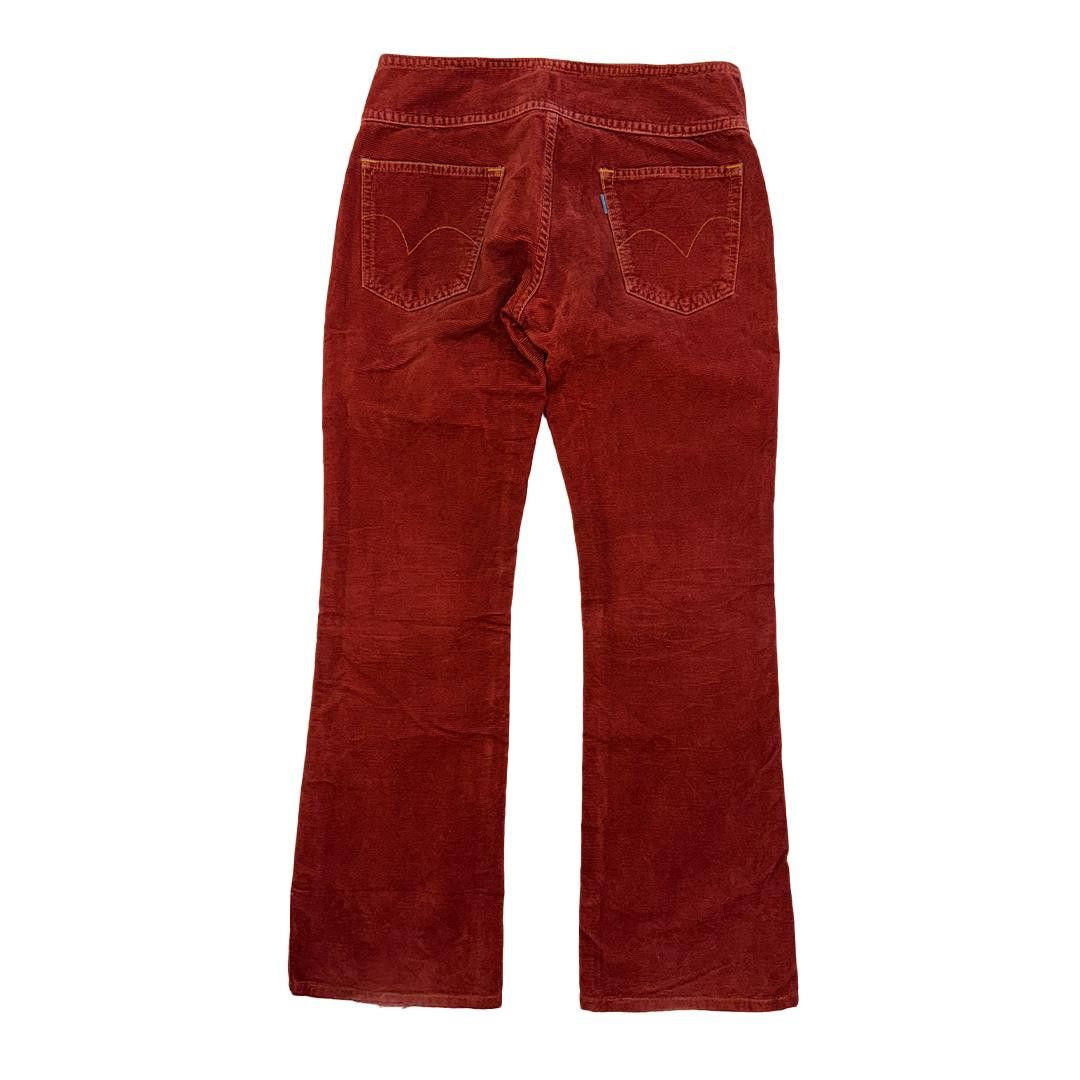 Hysteric Glamour Hysteric Glamour Corduroy Orange Boot Cut Pants (Free Size) Size 24" / US 00 / IT 34 - 2 Thumbnail