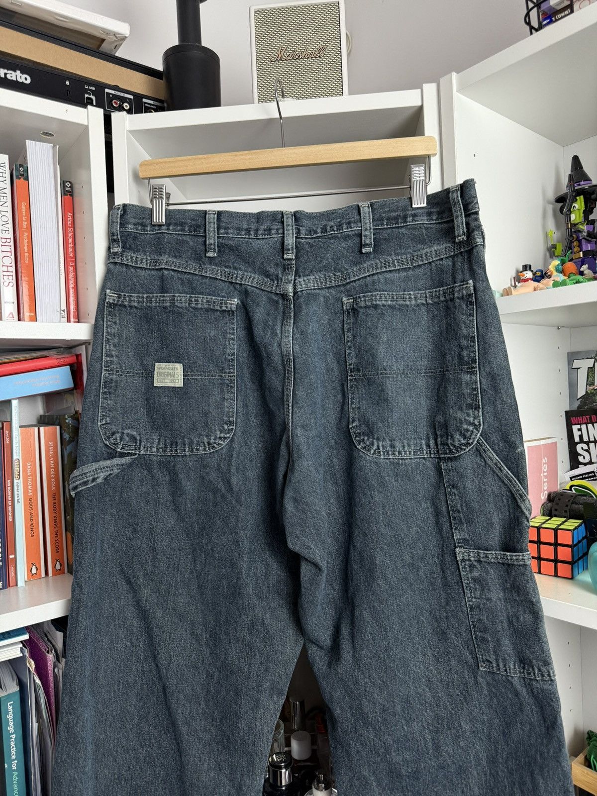 Vintage × Wrangler Vintage y2k Wrangler baggy carpenter denim pants 34x30 skate Size US 34 / EU 50 - 4 Thumbnail