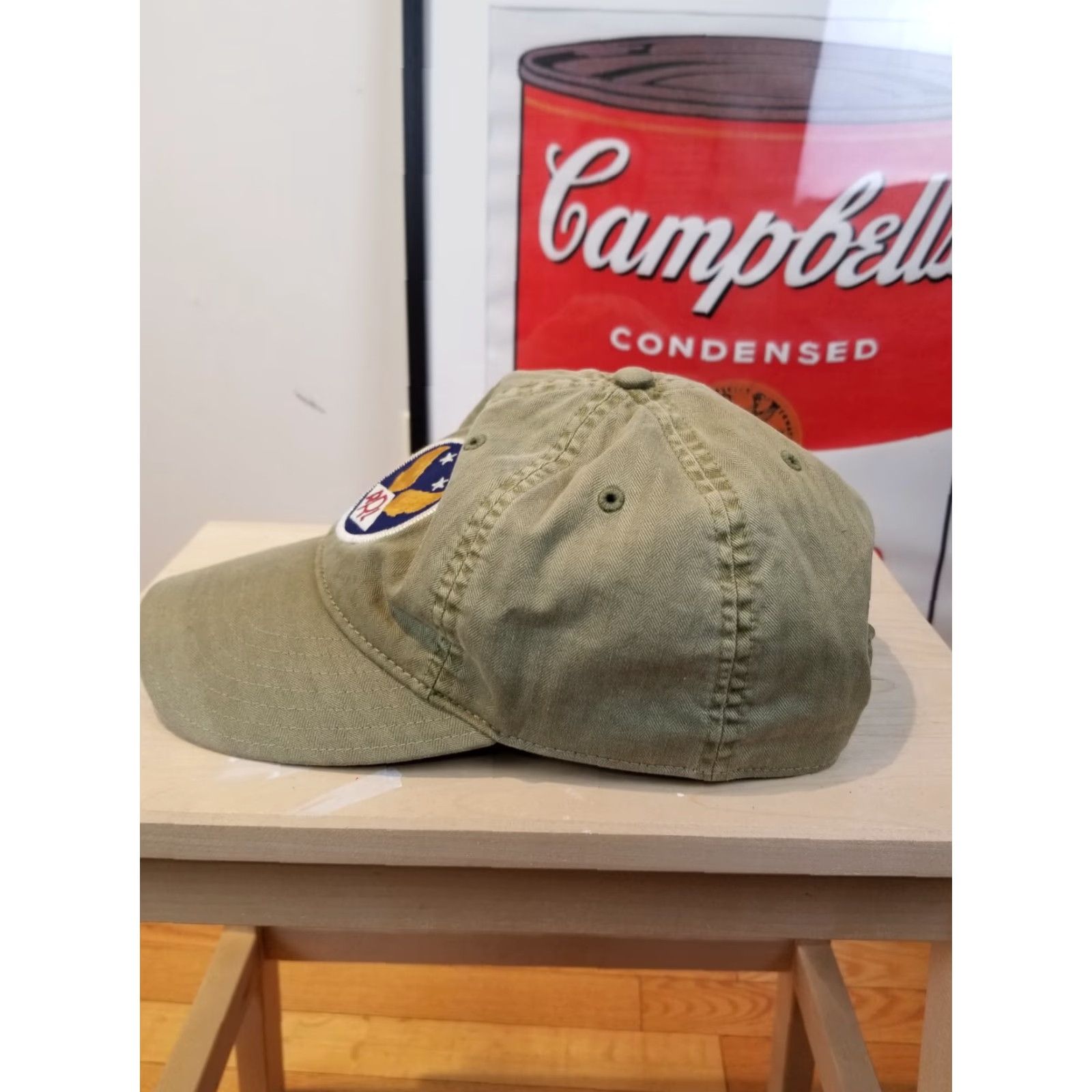 Vintage VINTAGE RRL HERRINGBONE ARMY GREEN HAT ONE SIZE Baseball Cap Mens YXS? Size ONE SIZE - 3 Thumbnail