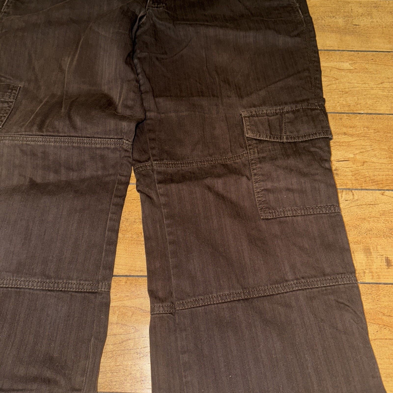Eddie Bauer Eddie Bauer Cargo Double Knee Pants Brown Size 16 35x32 Size US 35 - 4 Thumbnail