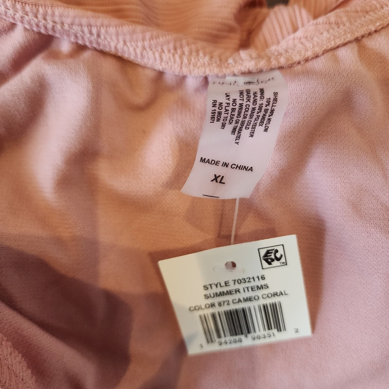 Unknown London New women's blush bikini set size XL Size XL / US 12-14 / IT 48-50 - 9 Thumbnail