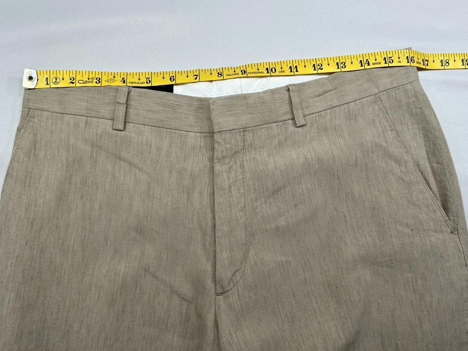 Banana Republic Banana Republic Tailored Flat Front Chinos Brown Mens 32/34 Size US 32 / EU 48 - 3 Thumbnail