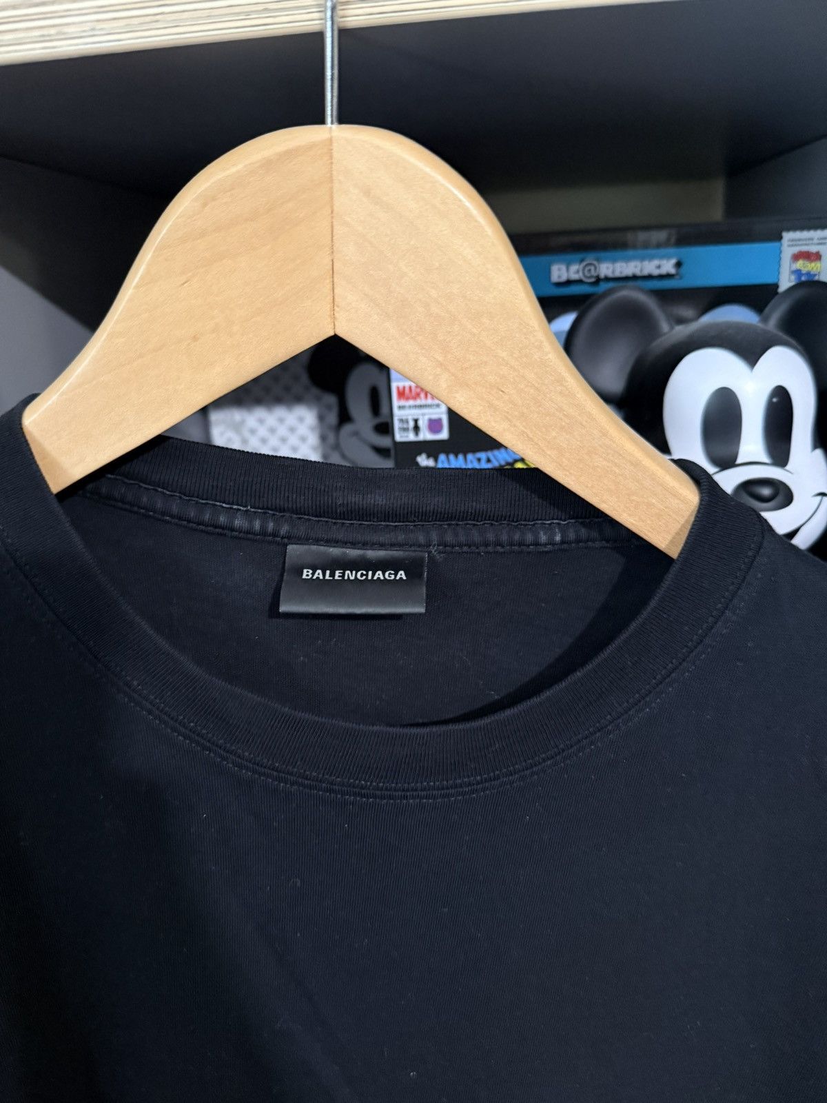Balenciaga Balenciaga Black Staff Logo T-Shirt Size US M / EU 48-50 / 2 - 3 Thumbnail