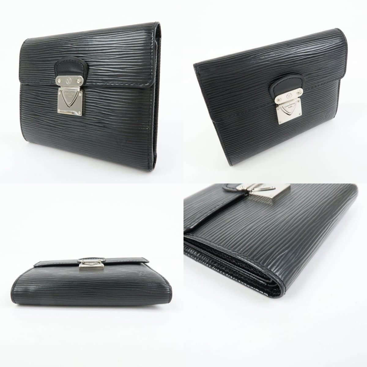 Louis Vuitton Louis Vuitton Epi Portefeuille Koala Compact Wallet Black Size ONE SIZE - 3 Thumbnail