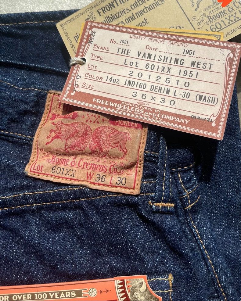 Freewheelers Freewheelers Jeans Size US 36 / EU 52 - 2 Thumbnail