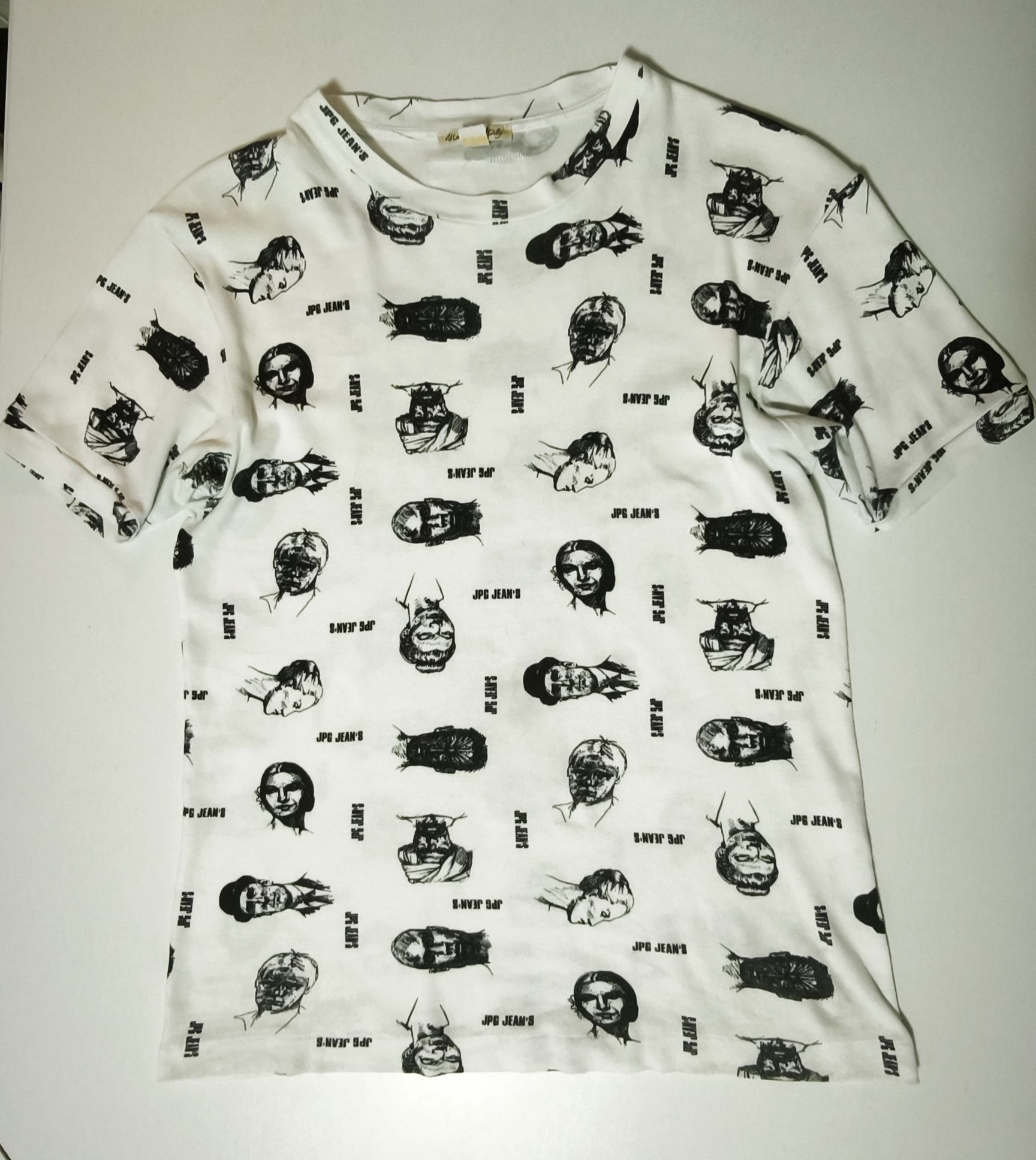 Jean Paul Gaultier 2000 - JPG-Jeans - Faces tshirt Size US L / EU 52-54 / 3 - 10 Thumbnail