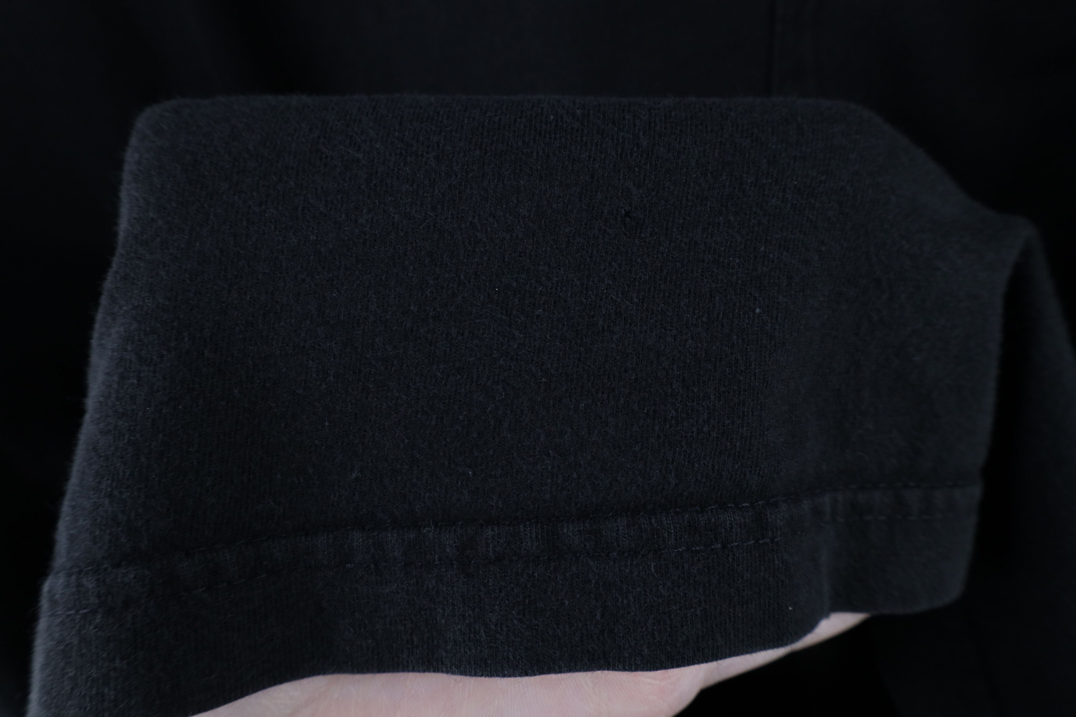 Vintage Vintage 90s Streetwear Blank Pocket Cotton T-Shirt Black Size US XXL / EU 58 / 5 - 7 Thumbnail