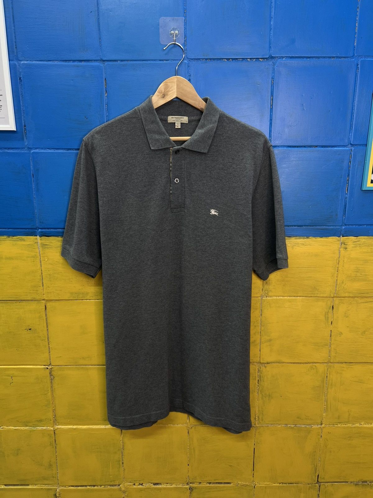 Burberry Burberry London Classic Fit Polo Shirt Size US L / EU 52-54 / 3 - 1 Thumbnail