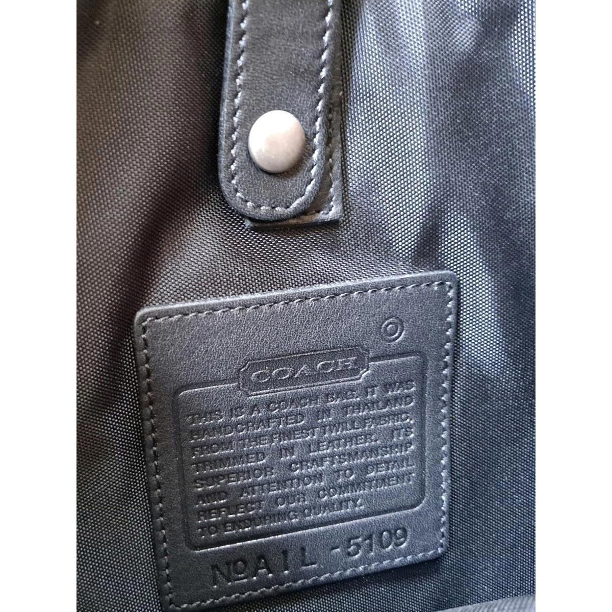 Coach Vintage Coach Messenger Bag Green Canvas Size ONE SIZE - 7 Thumbnail
