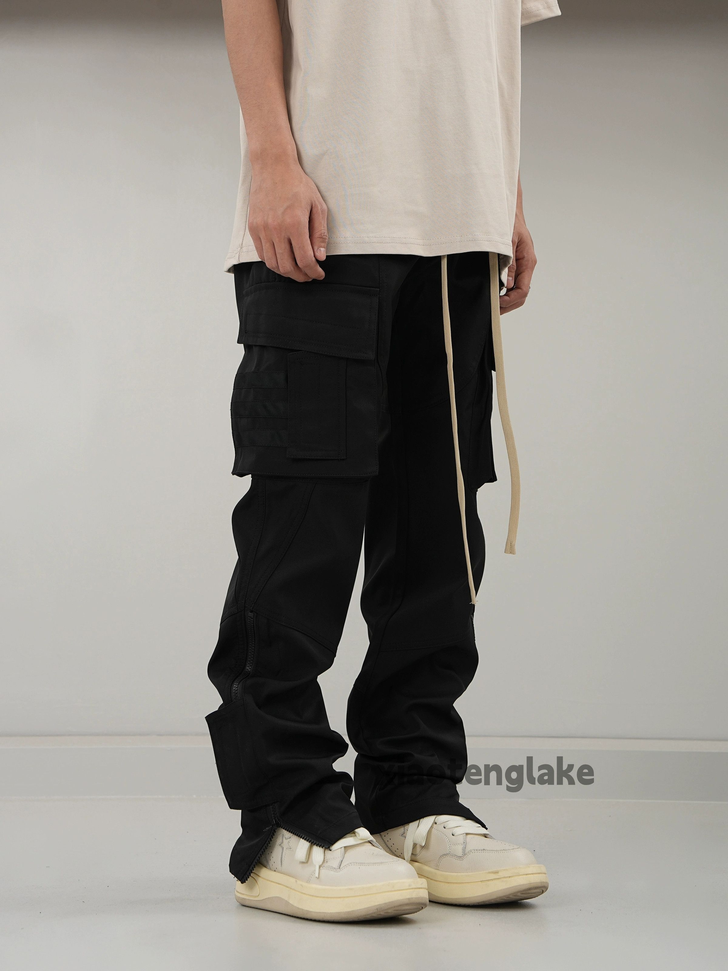 Designer × Japanese Brand × Vintage utility military tactical punk zipper flared cargo pants Size US 34 / EU 50 - 2 Thumbnail