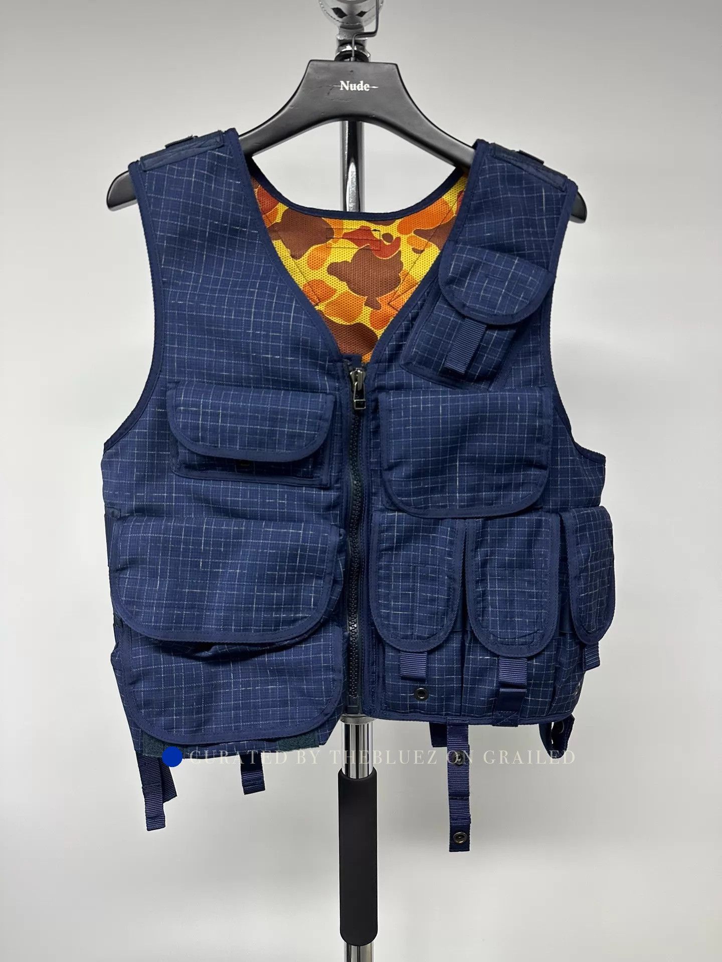 Junya Watanabe Tactical Vest in Blue - Size M Size US M / EU 48-50 / 2 - 1 Thumbnail