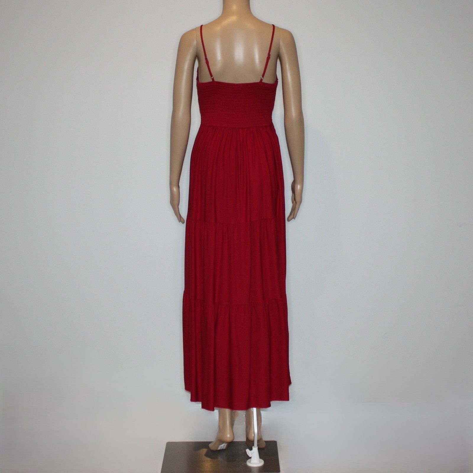 Other Dokuritu Crochet Lace Maxi Dress in Wine Color Small NWT Size S / US 4 / IT 40 - 6 Thumbnail