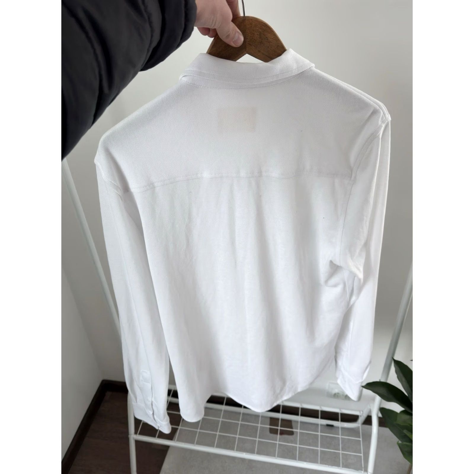 Folk VINTAGE Folk Button-Up Shirt L Men White Long Sleeve Casual Vintage 90s Classic Designer Streetwear Fourmal Y2K Luxary Italy Germany Pattern: Plaid Size US L / EU 52-54 / 3 - 5 Thumbnail