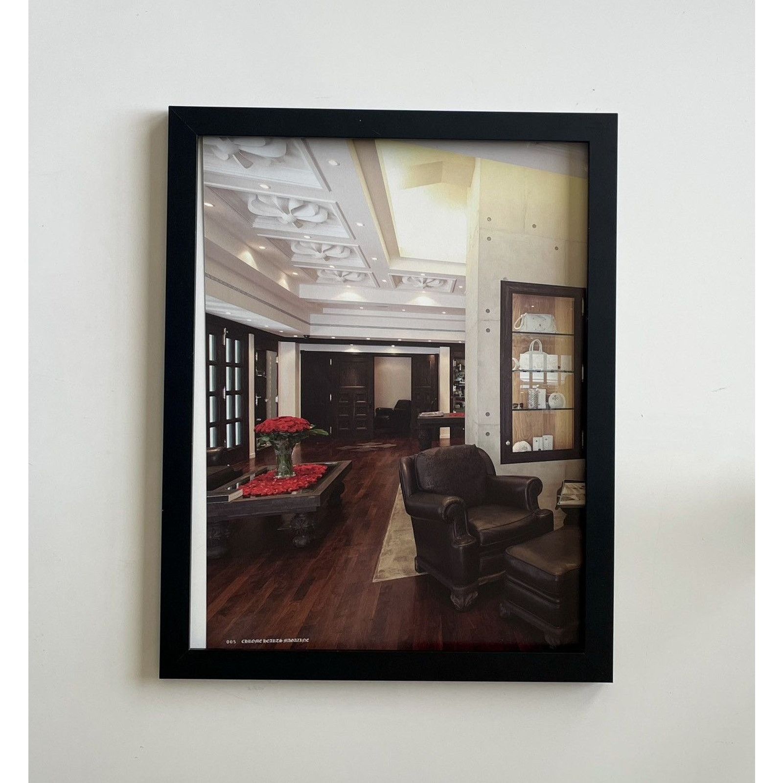 Chrome Hearts × Vintage Chrome Hearts Framed poster 9x11 Size ONE SIZE - 1 Thumbnail